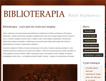 Tablet Screenshot of biblioterapia.info